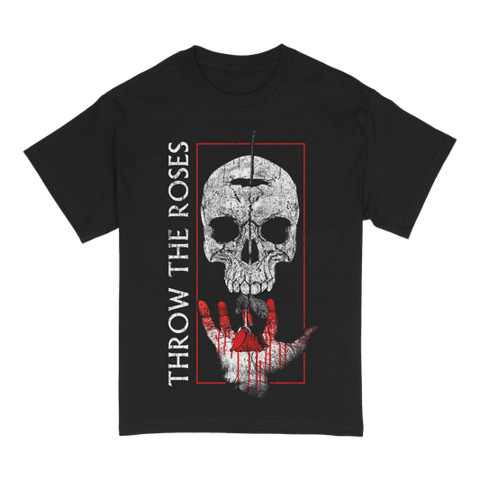 Throw The Roses - Skull Rose Ts